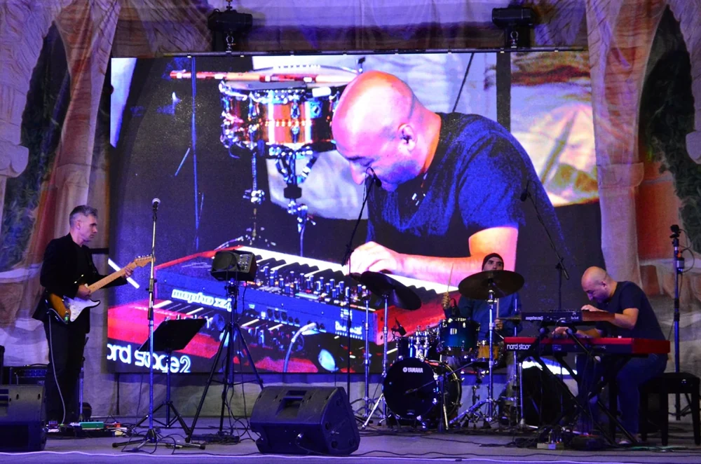Working on a concert production