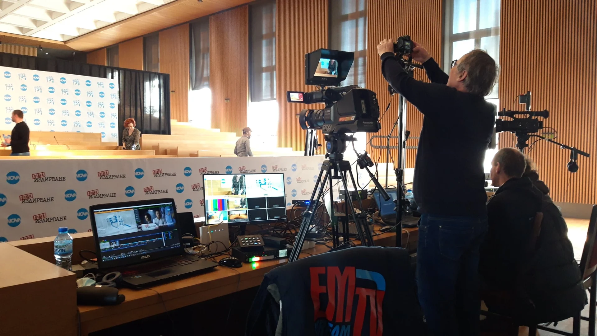 Event Media mobile studio during a production
